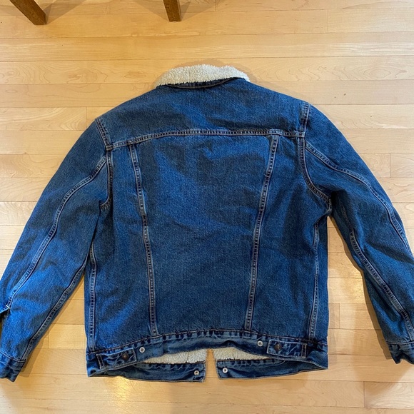 LEVIS Mens Sherpa Jacket Large - Picture 2 of 6
